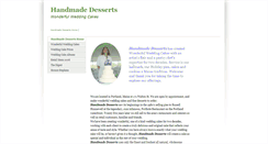 Desktop Screenshot of handmadedesserts.com